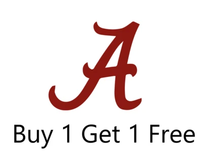 ~*~ ALABAMA A Logo Vinyl Decal Sticker Buy 1 Get 1 Free ncaa football roll tide
