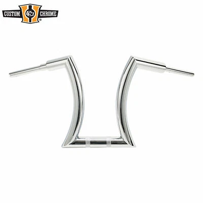 Guidão cabide macaco cromado 2" 16" elevação ajuste para Harley Road King Sportster GG - Imagem 1 de 4