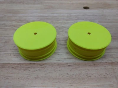 Ruedas para buggy DE Racing 1/10 Speedline Losi 22 2.0 delanteras amarillas vendidas en pares Foto 1 de 4