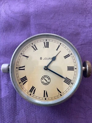 Vintage Autouhr Jaeger Paris Oldtimer Uhr Cockpit Dashboard clock  - Bild 1 von 4