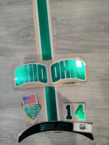 Ohio Bobcats football helmets 3M vinyl decals chrome - Picture 1 of 1