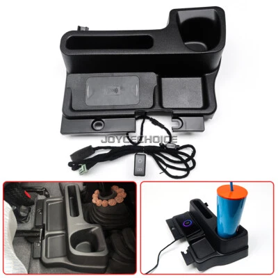 Wireless Charge Central Storage Box For Toyota Land Cruiser FJ76 FJ79 LC76 LC79 - Image 1 of 4