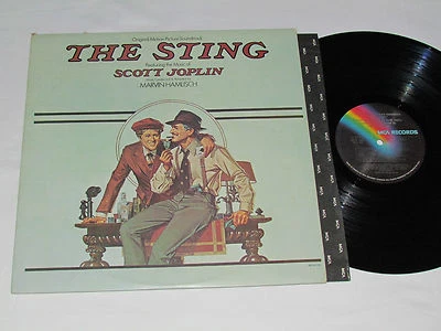 THE STING Original Movie Soundtrack Music of Scott Joplin by Marvin Hamlisch LP  - Image 1 of 4
