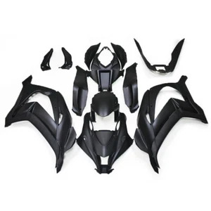 ABS Fairing Plastic Matte Black Kit for Kawasaki 2016 - 2020 Ninja ZX10R ZX1000 - Picture 1 of 9