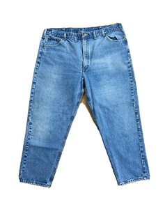 Jeans da lavoro uomo Carhartt B17DST vestibilità rilassata gamba affusolata taglia 46x30 made in USA - Foto 1 di 4