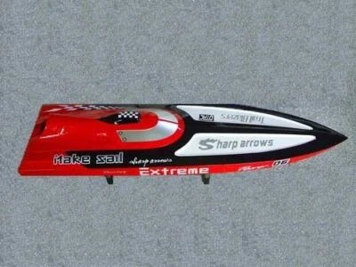 Gasoline Racing RC Boat G30C 30CC Red ARTR Fiber Glass W/O Radio System Servos - Image 1 of 4