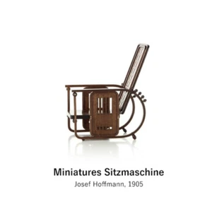 Vitra Design Museum Miniature Collection Sitzmaschine Chair Brown Used No Box - Picture 1 of 7