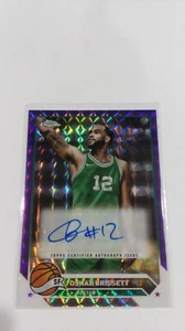 2023 Topps Chrome Basketball Oshae Brissett Purple Prizm Auto #CG-OB Celtics - Picture 1 of 2
