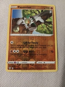 PASSIMIAN FOIL HOLO POKEMON PLAYING CARD 097/189 GAME POKEMAN POCKET MONSTER - Picture 1 of 2
