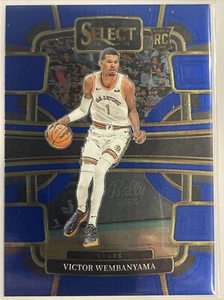 2023-24 Panini Select - Concourse Blue #87 Victor Wembanyama (RC) - Picture 1 of 2