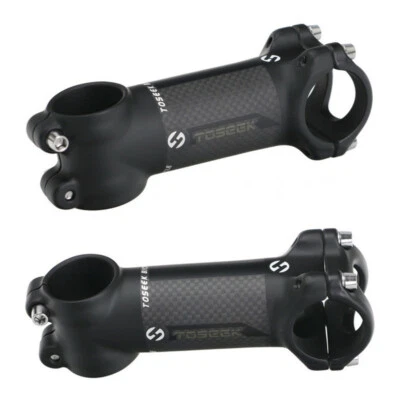 TOSEEK Bicycle Stem Alloy Carbon Mountain Road Bike Stem  6°/17° 60-120mm Matte - Image 1 of 4