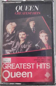 Queen - Greatest Hits Rare Israel Cassette Tape Hebrew Cover - Picture 1 of 5