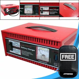 Adamy 12 V Auto Fahrrad Van Profi Metall Etui Akku Ladegerät 12Amp XS1200 + Matt✅ - Bild 1 von 12