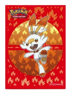 2020 Galar Starters Scorbunny Individual Card Sleeve Pokemon Ultra Pro Original - Image 1 of 3