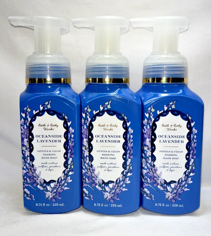3 Oceanside Lavender Gentle Foaming Hand Soap Bath & Body Works 8.75 fl oz - Image 1 of 1