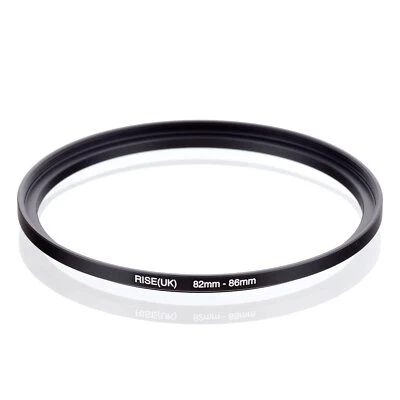 RISE(UK) 82-86MM 82 MM- 86 MM 82 to 86 Step Up Ring Filter Adapter - Image 1 of 3