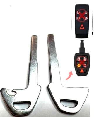 1 Novo Valet Chaveiro em Branco Lâmina de Inserção Remota Para Volvo V50 2005-2011 LTQV0315TX - Imagem 1 de 4