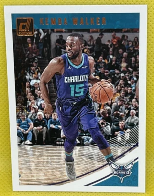 Kemba Walker 2018-19 Panini Donruss #8 Charlotte Hornets - Image 1 of 2
