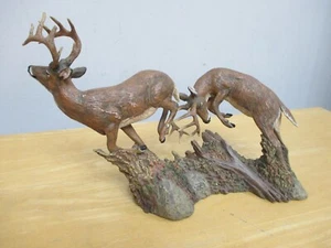 *Broken Antler* The Danbury Mint The Chase by James Stafford Sculpture *No Base* - Picture 1 of 12
