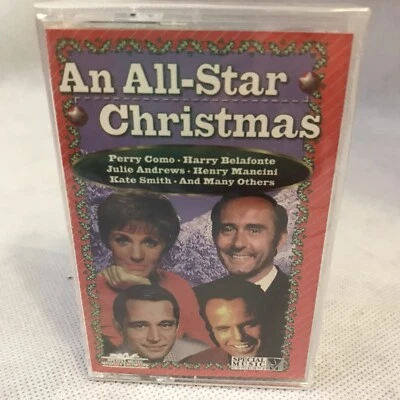All Star Merry Christmas Music Cassette Tape Perry Cuomo Julie Andrews Mancini - Image 1 of 4