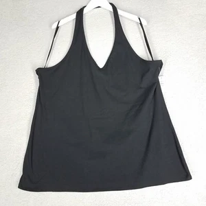 NEW Torrid Foxy Halter Top Women's 6/ 6XL Black Tank Casual Basic Summer Stretch - Picture 1 of 8