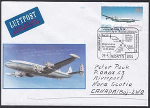 Cubierta de vuelo FCV0012, Alemania Colonia, Junta General de Lufthansa, rutas aéreas - Imagen 1 de 2