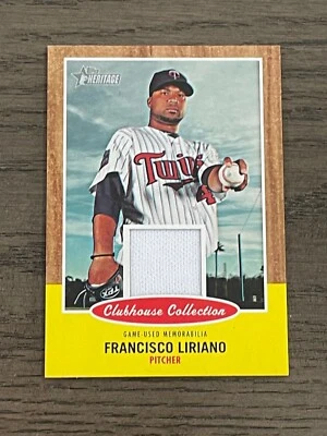 2011 Topps Heritage Clubhouse Collection Relic Francisco Liriano #CCR-FL Twins  - Image 1 of 2