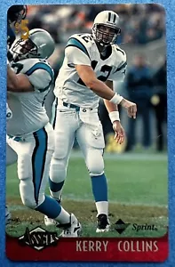 1996 Classic Assets NFL Two Dollar-Five Minute Sprint Calling Card Kerry Collins - Picture 1 of 2