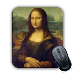 Mona Lisa Leonardo da Vinci hochwertiger klassischer Kunstdruck PC MAUSMATTE Pad Geschenk - Bild 1 von 3