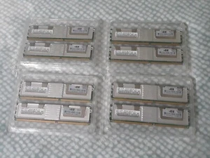 Samsung 32GB (8x4GB) M395T5160QZ4-CE68, 2Rx4 PC2-5300F DDR2-667 Server Ram - Picture 1 of 5