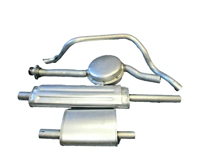 Auspuff DKW Munga 4 + 6 Repro Vor.- Haupt.- Nachschalldämpfer Endrohr ma0200001  - Bild 1 von 3