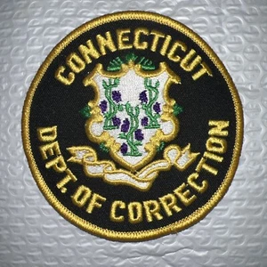 Connecticut Department of Correction Vintage Embroidered Uniform Patch - Picture 1 of 2