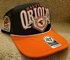 Baltimore Orioles 47 Brand Homeplate Foam Trucker 1983 World Series HAT CAP nwt - Picture 1 of 4
