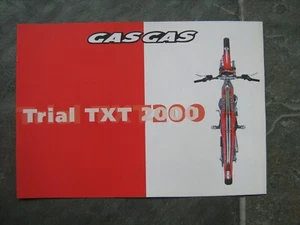 Echter neuer originaler Farbbestand GasGasversuche Prospekt für das GasGas   - Bild 1 von 1