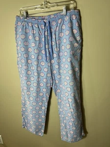 Pantalones LL Bean para mujer pijama floral estampado por todas partes cintura elástica meidum - Imagen 1 de 12