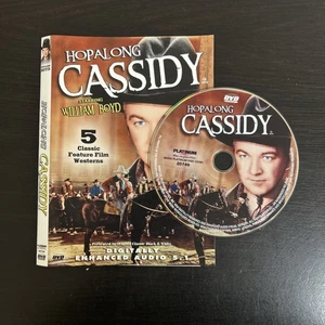 Hopalong Cassidy 5 Films DVD & Cover Only No Case WILLIAM BOYD Free Shipping - Picture 1 of 2