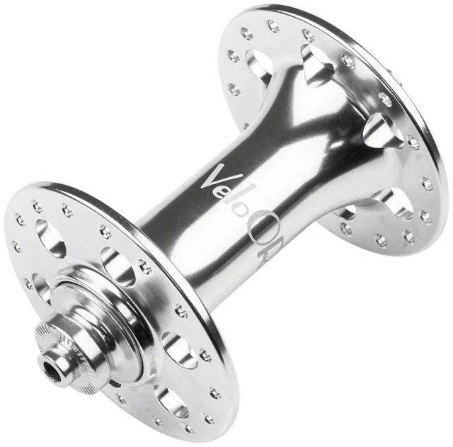 Buje delantero Velo naranja - QR x 100 mm, freno de llanta, plateado, 32H Foto 1 de 1