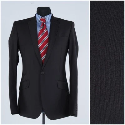 Mens Dark Brown Sport Coat 36R US Size BLUE ISLAND Wool Blazer Jacket - Image 1 of 4