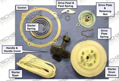 Ricks Pull Start Rebuild Kit For Yamaha Terrapro 350 YFP350 1988 67-400 — 第 1/3 张图片