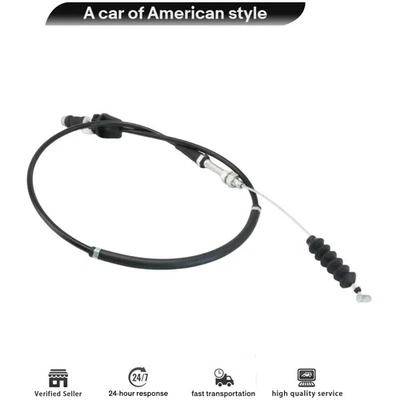 Cable de carrocería del acelerador negro y plateado para Civic 96-00 17910-ST7-L01 HYB-TRC-01-10 Foto 1 de 4