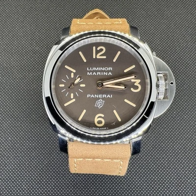 Juego completo Panerai Marina Logo Acciaio PAM00632 2017 servicio Panerai fresco como nuevo Foto 1 de 4