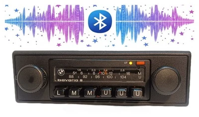 Oldschool Autoradio BMW Bavaria S Bluetooth 7639633140 e12 e21 e24 e23 - Bild 1 von 4