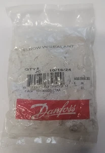 NEU (5 Stück) Danfoss 101-40008-37AA - 5/8" - 90° Winkel / mit Dichtstoff - Bild 1 von 2