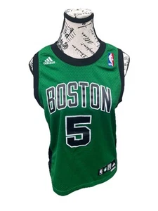 Adidas Boston Celtics Kevin Garnett #5 NBA Basketball Trikot Jugend M Medium +2 L - Bild 1 von 7