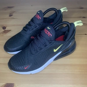 Nike Air Max 270 Schwarz Gelb Rot Turnschuhe Größe 5,5 UK HF9091-001 - Bild 1 von 7