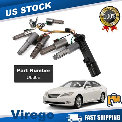 Kit de solenoide de transmisión U660E con arnés para Lexus ES350 Camry Foto 1 de 4