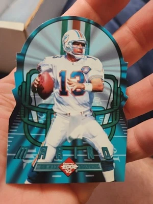 1995 Collector's Edge Instant Replay EdgeTech Troquelado #7 Dan Marino MIA Dolphins Foto 1 de 3
