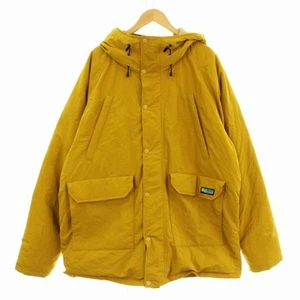 Frink Climbing Franklin Mountain Down Jacket Hood Nylon 10 Mustard FC10801A Used - Picture 1 of 8