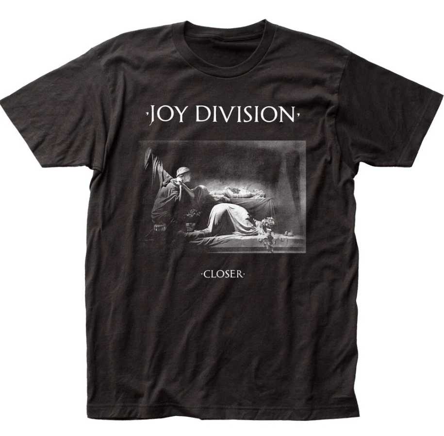 Joy Division Closer T Shirt Mens Rock Band Tee Classic Music Graphic Black,White - Image 1 of 4