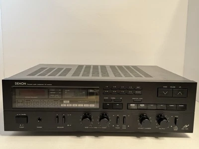 Denon DRA-75VR Precision Audio Video Receiver Component — Black — Tested & Works - Image 1 of 4